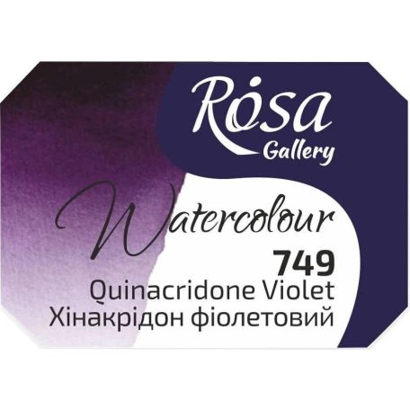 Rósa Gallery akvarell festék - egész szilke 2,5 ml - Kinakridon ibolya 749
