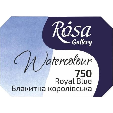 Rósa Gallery akvarell festék - egész szilke 2,5 ml - Királykék 750