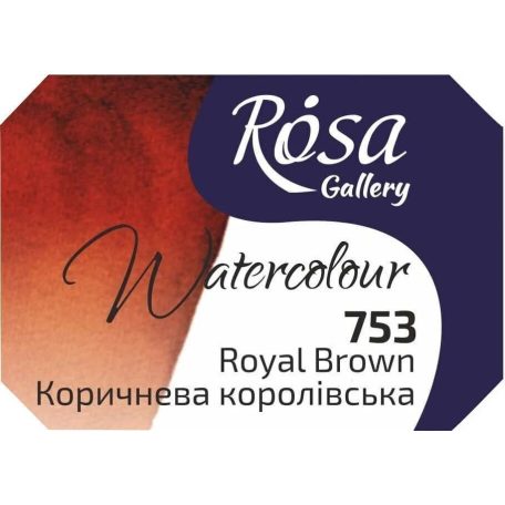 Rósa Gallery akvarell festék - egész szilke 2,5 ml - Királybarna 753