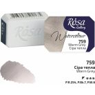 Rósa Gallery akvarell festék - egész szilke 2,5 ml - Melegszürke 759