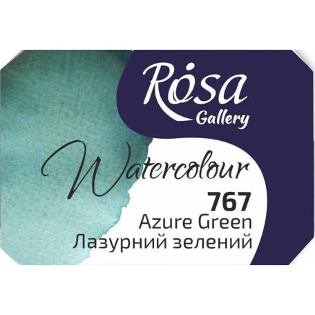 Rósa Gallery akvarell festék - egész szilke 2,5 ml - Tengerzöld 767