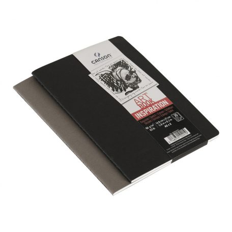 CANSON ArtBooks Inspiration vázlatfüzet, 30 ív,   A5 borító: fekete/sötétszürke