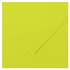 VIVALDI CANSON, fluoreszkáló papír, egyoldalas, ívben 250gr fluor sárga 50 x 65