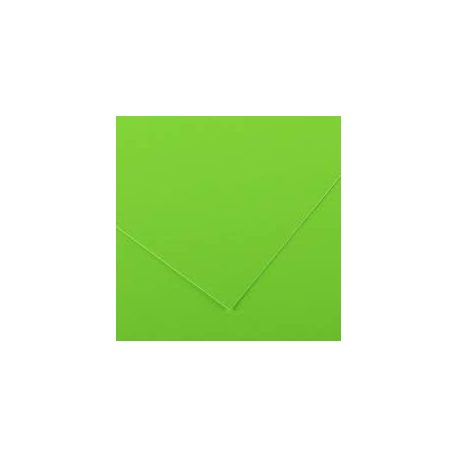 VIVALDI CANSON, fluoreszkáló papír, egyoldalas, ívben 250gr fluor zöld 50 x 65