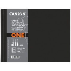   CANSON ArtBook "ONE" Landscape, skickönyv, finom szemcsés papír 100g/m2 98 ív - 21,6 x 27,9 cm