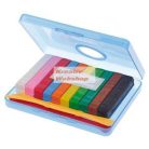 Dobozos gyurma készlet, 10 színű, formázókéssel, eredeti Plastilin márka