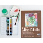 Mixed Media tömb - Strathmore 400 Mixed Media - Fehér, 300 gr, 15 lapos, 28x36 cm, ragasztott