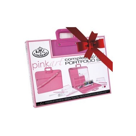 PINK Művész Portfólió készlet akril- és akvarellfestékkel