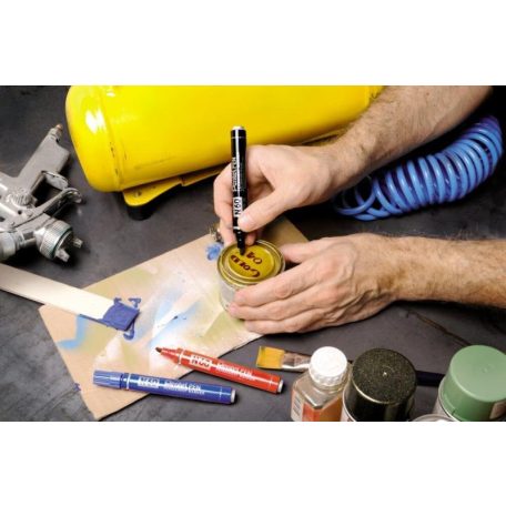 Pentel vastag vágott hegyű alkoholos Marker 4 db-os fekete, kék, piros