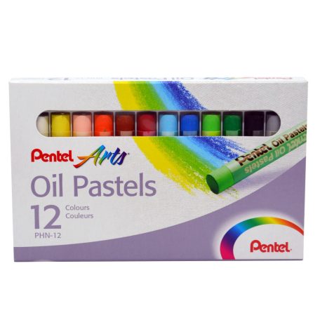 Pentel olajpasztell kréta 12 szín 