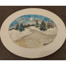 Keretre feszített festővászon, ovális - 20x30 cm