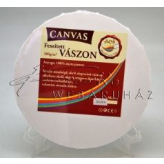 Keretre feszített festővászon, kerek - 20 cm