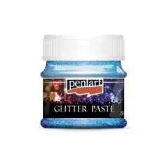 Pentart Glitterpaszta finom 50 ml világoskék