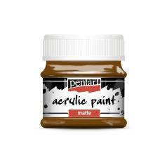 Matt akrilfesték 50 ml gesztenye