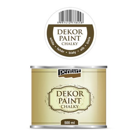 Pentart Dekor krétafesték 500 ml fehér