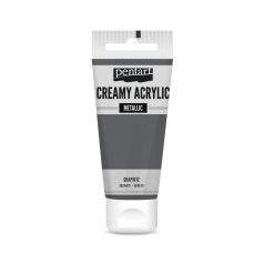 Pentart Krémes akrilfesték metál 60 ml Graphite
