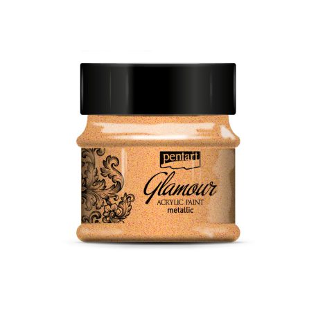 Pentart Glamour metál 50 ml vörösarany