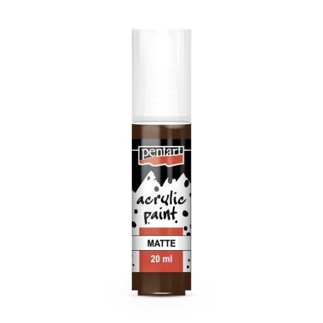 Pentart Matt Akril 20 ml Reddish Brown