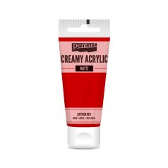 Pentart Krémes akrilfesték matt 60 ml rúzspiros