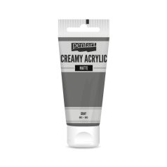 Pentart Krémes akrilfesték matt 60 ml szürke