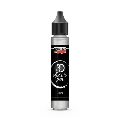 Pentart 3D dekortoll 30 ml ezüst