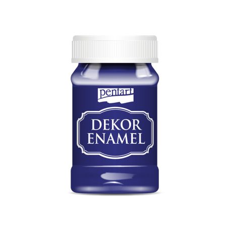 Dekor zománcfesték 100 ml Sötétkék