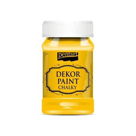 Pentart Dekor krétafesték 100 ml napsárga