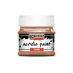 Matt akrilfesték 50 ml vörösbarna agyag