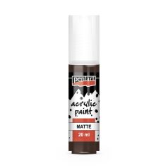 Matt akrilfesték 20 ml sötétbarna