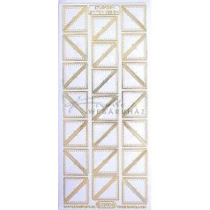 Ezüst Sarok, átlátszó Peel-Off