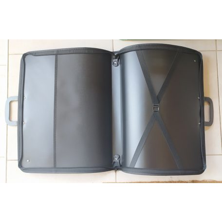 Cipzáras esőálló műanyag mappa (irattartó, rajzlaptartó, rajztáblatartó) - Művésztáska B3