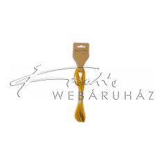 Bőrszíj, 3mmx5mm, 5,méter hosszú - Sárga