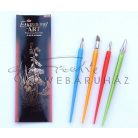 Kreatív hobby - Karctű, karc szerszám készlet - 4 db-os