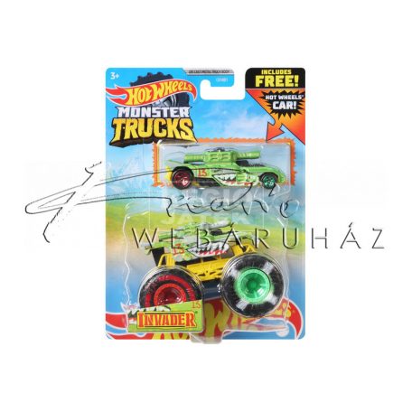Kisautó - Hot Wheels truck + egy Hot Wheels kisautó