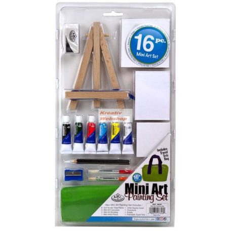 Kreatív hobby - Akvarell mini festőállványos készlet - Royal