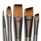 Művészecset készlet ZEN 5 vegyes ecsetkészlet - Ecsetvonások válogatás