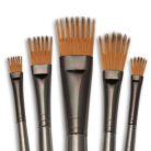 Művészecset készlet ZEN 5 fésűs ecsetkészlet - Fésűecsetek