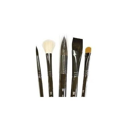 Művészecset készlet ZEN Akvarell vegyes ecsetkészlet - Kerek ecsetek - Cipzáras