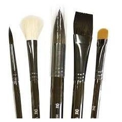 Művészecset készlet ZEN Akvarell vegyes ecsetkészlet - Kerek ecsetek