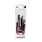 Művészecset készlet ZEN Akvarell Scrubber ecsetkészlet - Rövid szőrű macskanyelv ecsetek - Cipzáras 