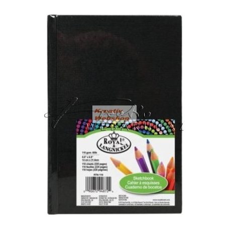 Vázlattömb - Royal SketchBook A5 - fekete keménykötéses vázlatkönyv