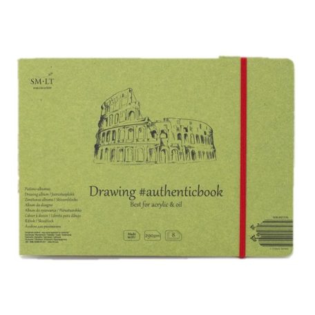 Akril festőtömb - SMLT Acrylic Authenticbook 290gr, 8 lapos, 17,6x24,5cm