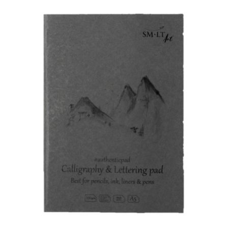 Kalligráfiatömb - SMLT Calligraphy - Lettering Pad, 100g,  A5