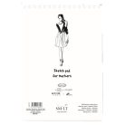 Markertömb - SMLT Marker Sketch Pad, spirálos, 100gr 50 lapos A3