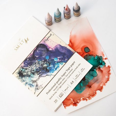 YUPO Markertömb - Eredeti YUPO papírból készült SMLT Marker Pad PRO, ragasztott, 200gr 10 lapos A4