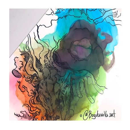 YUPO Markertömb - Eredeti YUPO papírból készült SMLT Marker Pad PRO, ragasztott, 200gr 10 lapos A4