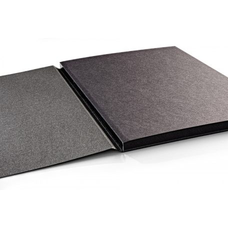 Pasztelltömb, fekete - SMLT Black Sketch Pad Authenticpad 165gr - 30 lapos A4, ragasztott
