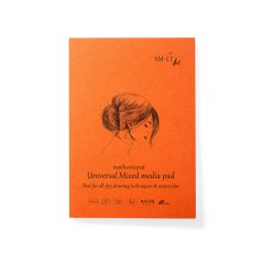   Vázlat- és festőtömb - SMLT Drawing Authenticpad- Mixed Media, 200gr, 40 lapos A4, ragasztott