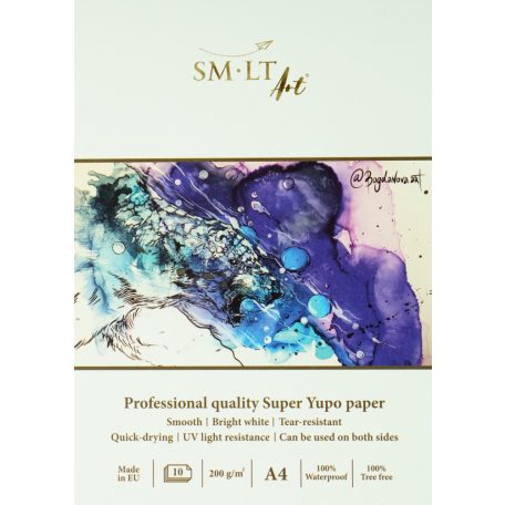YUPO Markertömb - Eredeti YUPO papírból készült SMLT Marker Pad PRO, ragasztott, 200gr 10 lapos A4