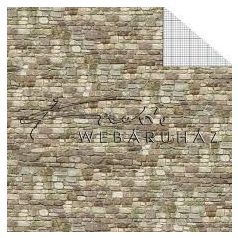   Kartonpapír csomag, Modellkarton A/4, 300 g, 10 lap, kétoldalas - Kőfal